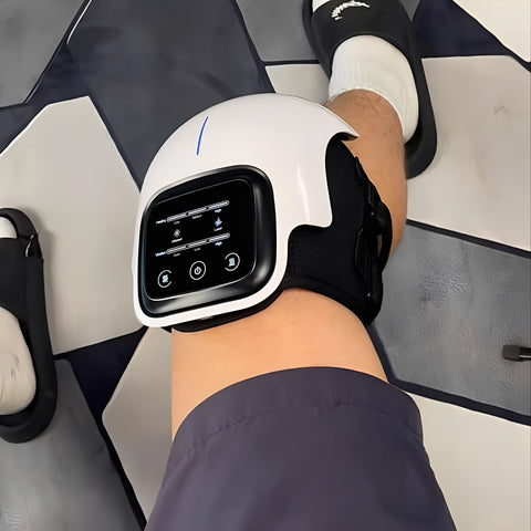 Knee massager with heat and vibration gift for older men women The Gripster Knee massager with heat and vibration gift for older men women The Gripster