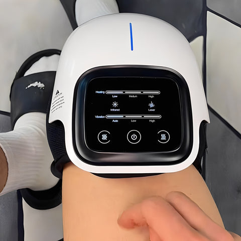 Knee massager with heat and vibration gift for older men women The Gripster Knee massager with heat and vibration gift for older men women The Gripster