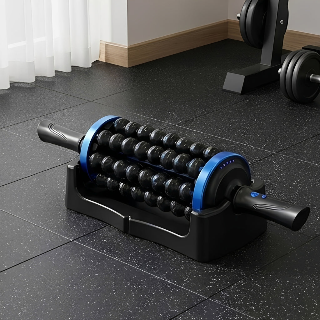 Gripster® Rolling Percussive Massager with hands-free base