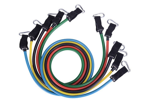 11-Piece Resistance Band Set for Home Fitness Training