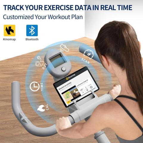 Compact Magnetic Exercise Bike for Home Gym