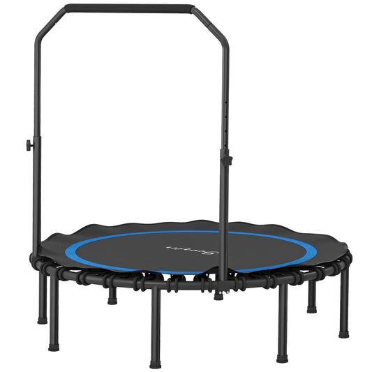 48-Inch Foldable Fitness Trampoline with Adjustable Handle