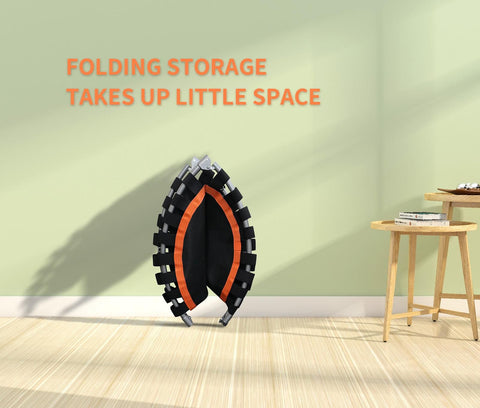 Folding Mini Fitness Trampoline With Adjustable Handles