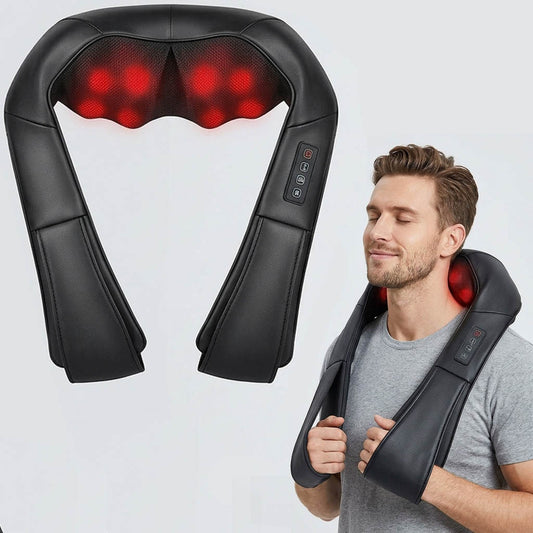 Gripster® Kneading Neck Shoulder and Back Massager with heat