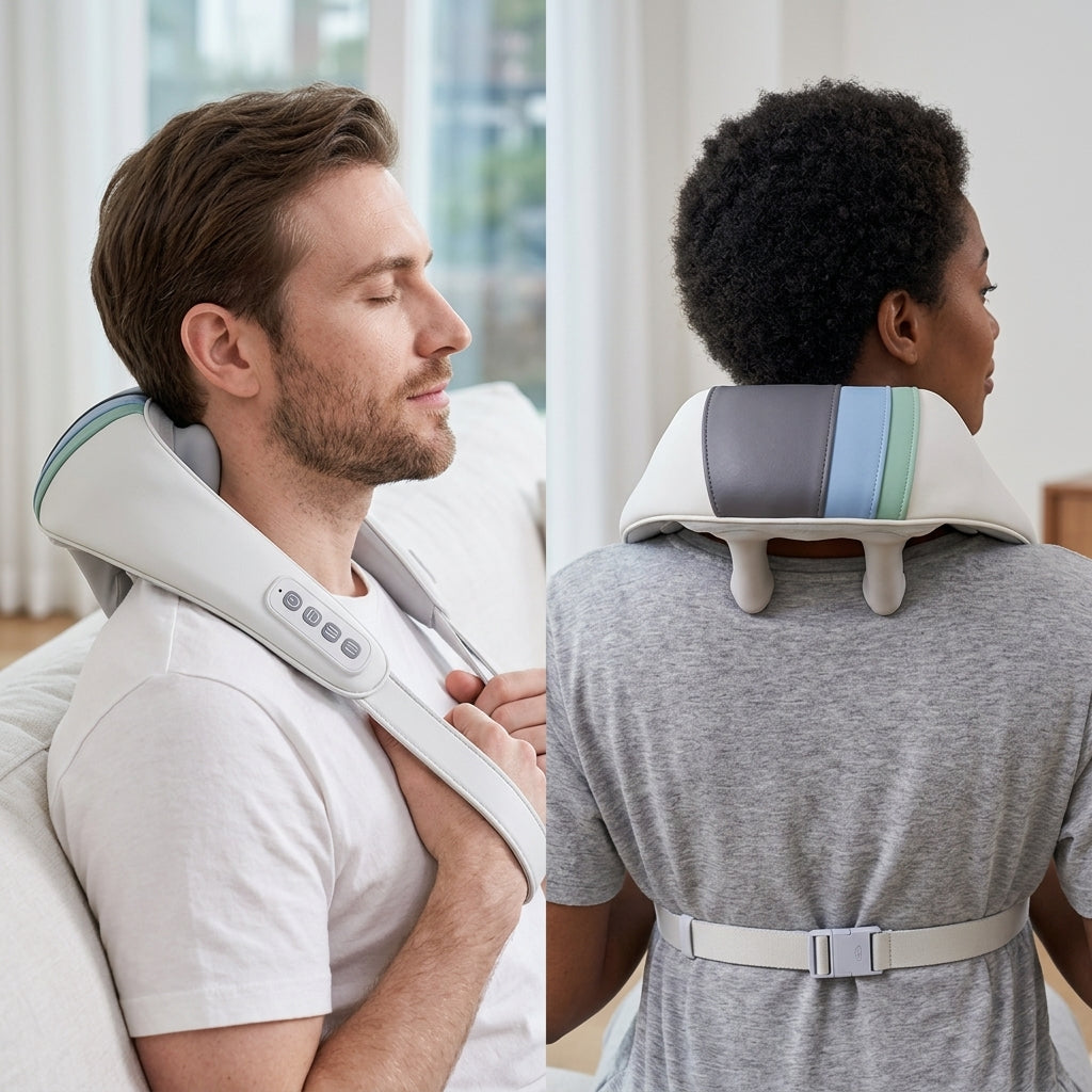 Gripster® Shiatsu Portable Neck and Shoulder Massager