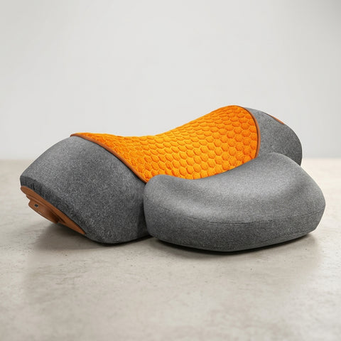 Gripster® Neck massager thera pillow with heat and vibration